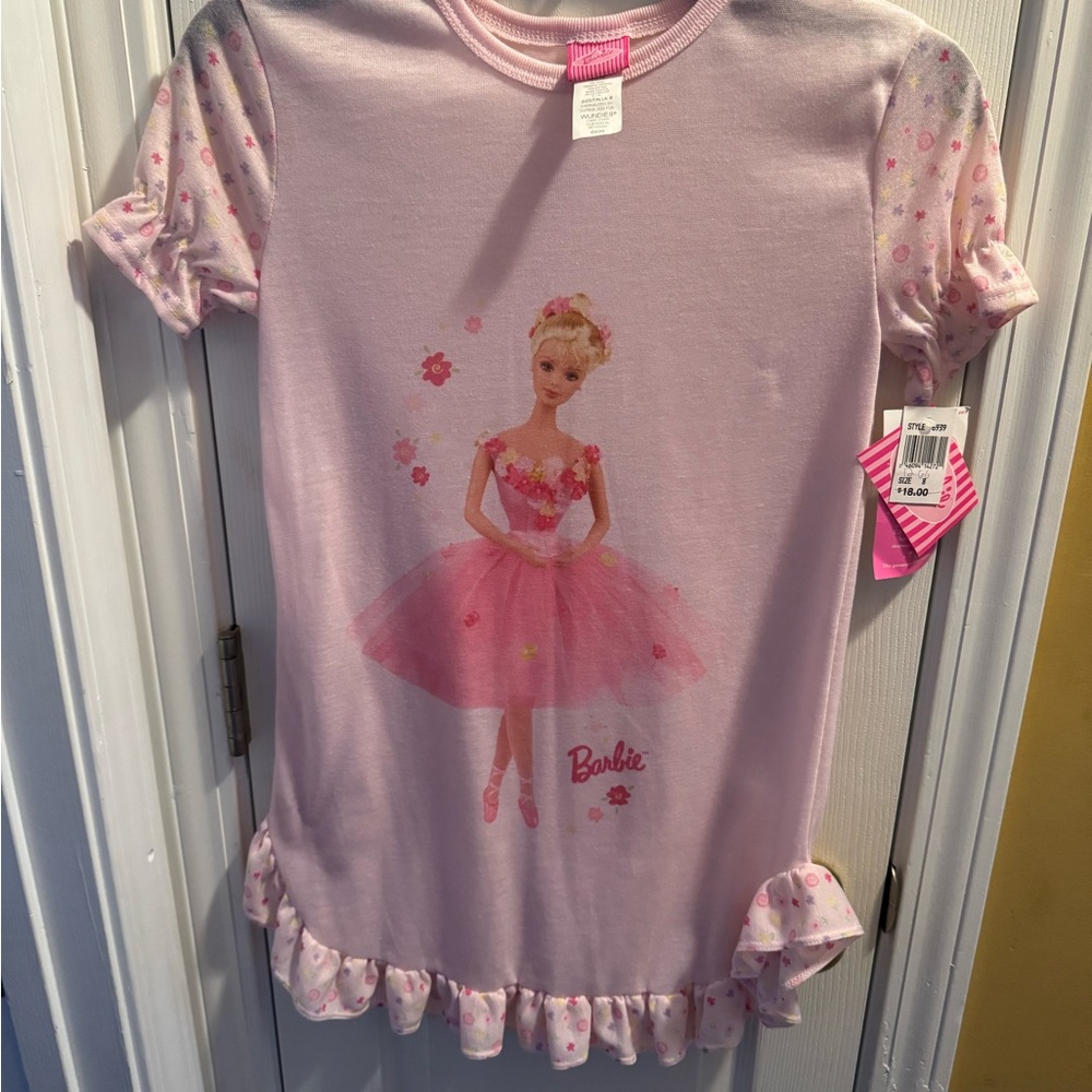 Vintage 1999- Barbie Nightgown with Ruffle Hem